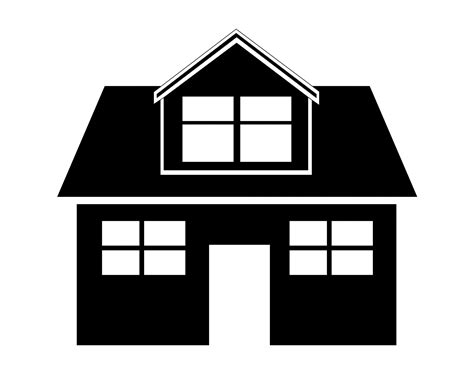 house clipart black white|house graphic black and white.